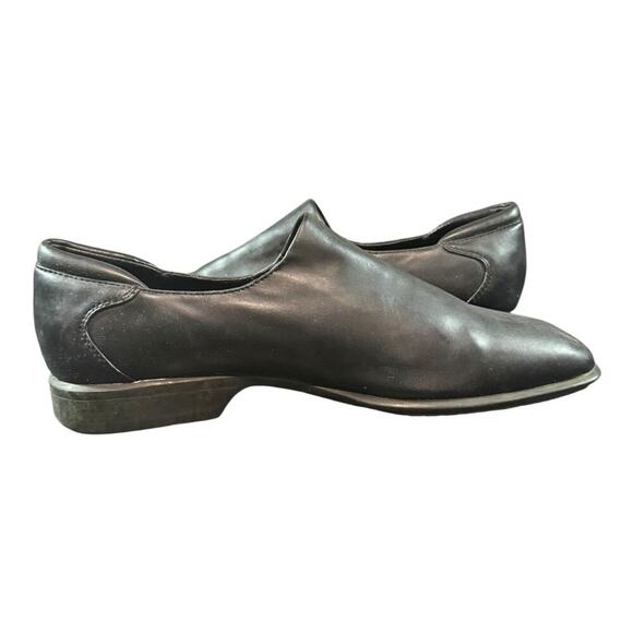 Donald Pliner Men’s Rex Leather Shoes Black Size 9.5 M Laceless Slip On main image 4